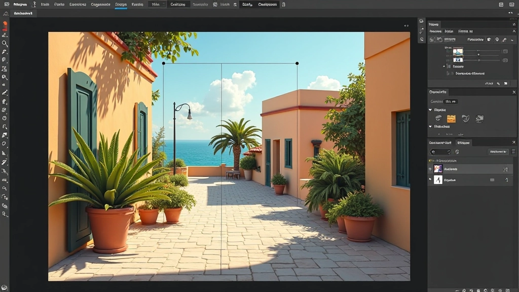 Schermata di software di design con griglia aurea attivata, mostra come usare gli strumenti per allineare elementi web
