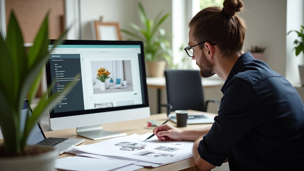 Diagramma di layout web che mostra la distribuzione bilanciata di immagini secondo la regola dei terzi e composizione visiva